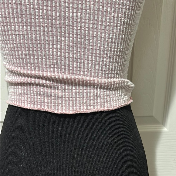 Pink size S Ribbed Women's Tank Top - Picture 5 of 5